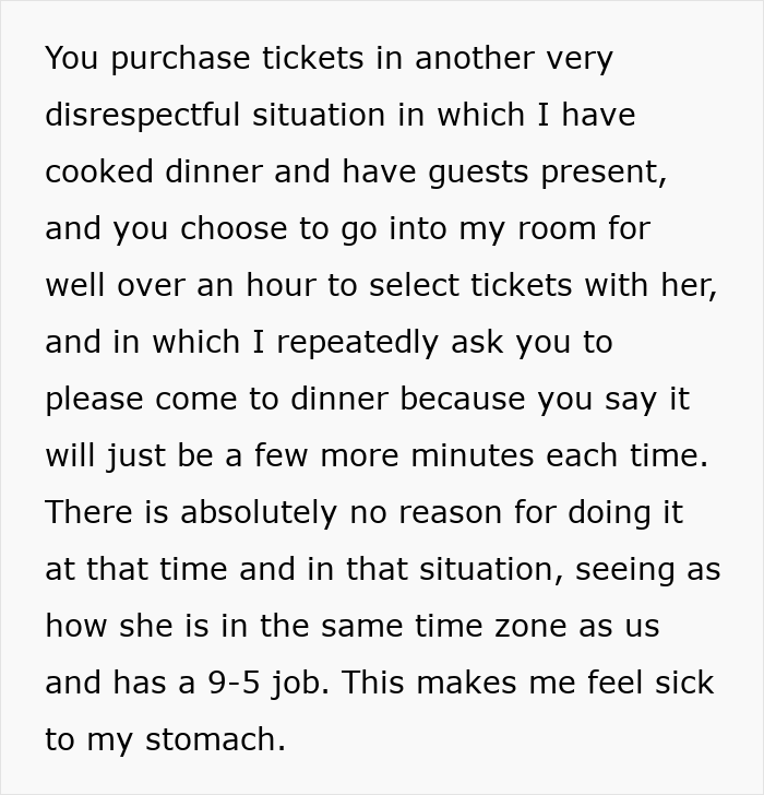 Text excerpt describing a guy refusing to accept break-up after a romantic trip with a female friend. Text excerpt describing a guy refusing to accept break-up after a romantic trip with a female friend.