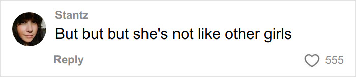 Screenshot of a social media comment reacting to an author&rsquo;s controversial statement about women who read romantasy books.