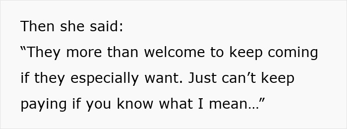 Text message quote about pregnant SIL paying nieces for help and no longer sending them after money stops coming. Text message quote about pregnant SIL paying nieces for help and no longer sending them after money stops coming.