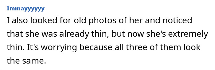 Screenshot of a comment discussing Michelle Yeoh’s extremely thin and worrying appearance in a before-and-after comparison. Screenshot of a comment discussing Michelle Yeoh’s extremely thin and worrying appearance in a before-and-after comparison.