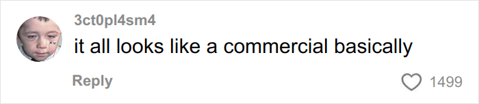 Comment on social media saying movies look like commercials, highlighting the modern movies millennial gray aesthetic trend.