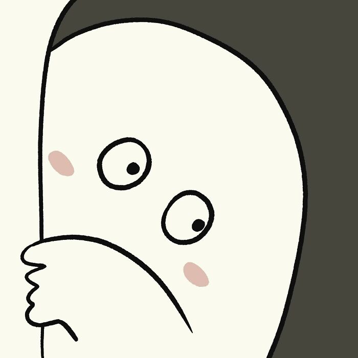 Simple doodle of a character sitting bored in a chair with text about protecting peace, showcasing funny relatable everyday thoughts.