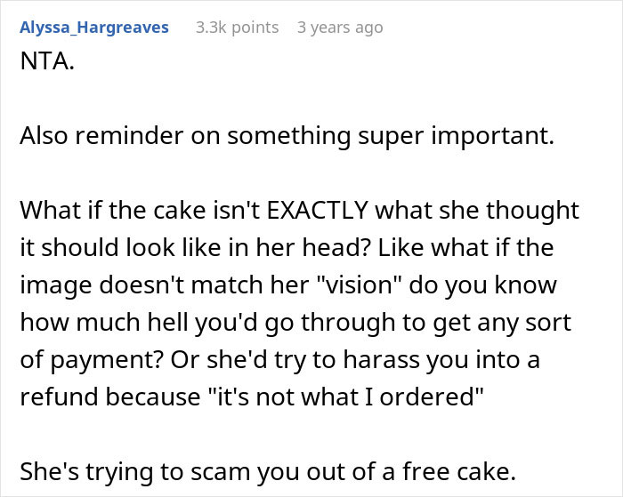 Reddit comment discussing a bride wanting to upgrade her honeymoon at bridesmaid&rsquo;s expense and receiving a reality check.