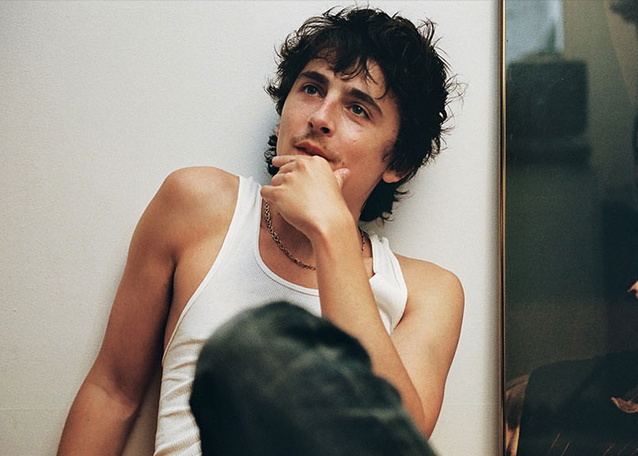 Timothée Chalamet in a white tank top, sitting thoughtfully and sparking backlash over his comments about having kids. Timothée Chalamet in a white tank top, sitting thoughtfully and sparking backlash over his comments about having kids.