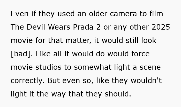 Text about why modern movies look ugly and the impact of lighting choices on movie aesthetics in millennial gray films.