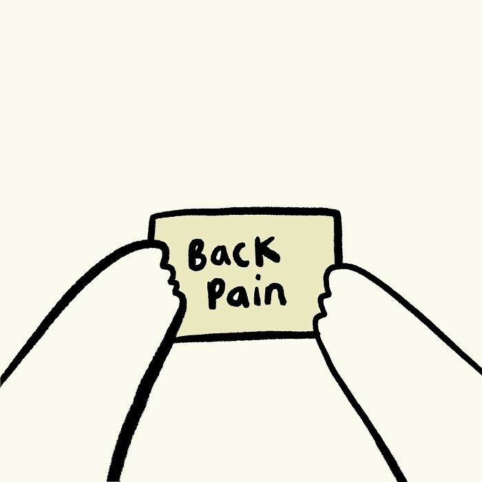 Simple doodle of a character facing a starry hand holding two tickets, capturing funny relatable everyday thoughts in art.