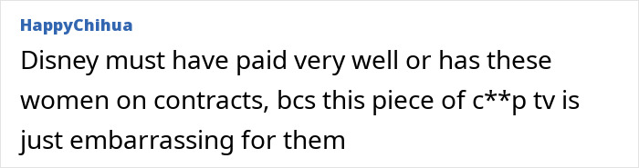 Comment criticizing the All's Fair premiere with Kim Kardashian, calling the show embarrassing and questioning contracts.