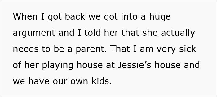 Text excerpt about a mom prioritizing her widowed friend over her own kids, causing a conflict with her husband. Text excerpt about a mom prioritizing her widowed friend over her own kids, causing a conflict with her husband.
