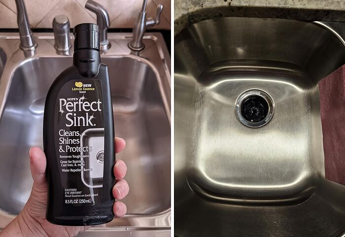 All The Sins Of Last Night's Dinner Party That Are Currently Clinging To Your Sink Can Be Completely Erased By This Sink Cleaner 