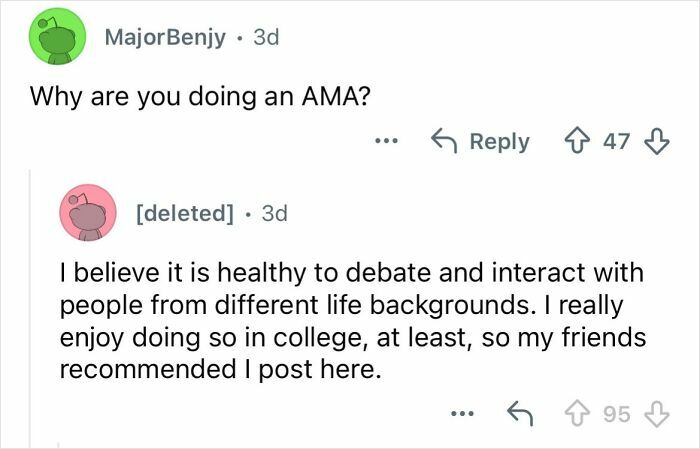 Reddit AMA discussion about growing up ultra-privileged and isolated in a wealthy family, sharing personal perspectives.