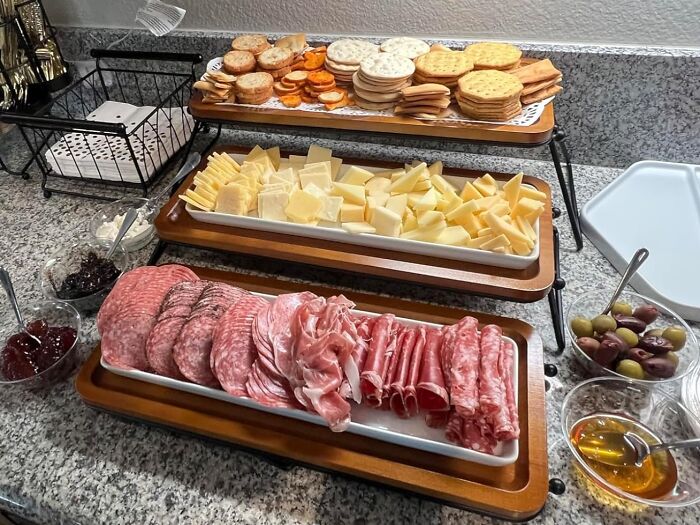 You Can Finally Serve A Feast Worthy Of A Medieval King On Your Tiny IKEA Coffee Table With This 3 Tier Carcuterie Board 