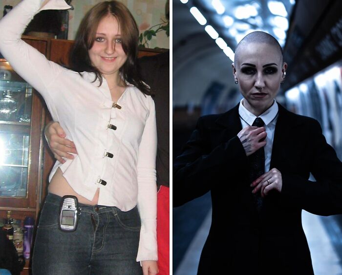 Young woman transformation before and after, showcasing stunning before-and-afters that prove anyone can reinvent themselves.