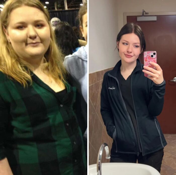 Before and after weight loss transformation showing stunning before-and-afters that prove anyone can reinvent themselves confidently.