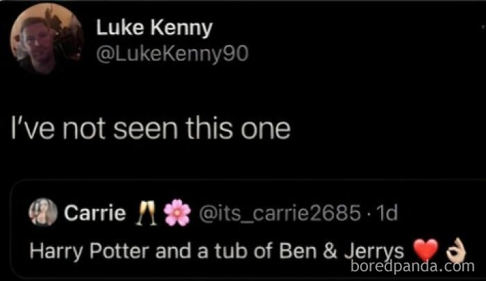 Screenshot of a humorous social media post by Scottish users sharing quirky internet humor.