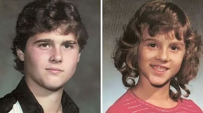 Side-by-side portrait of a young man and a young girl, featuring utterly unique historical photos with deep backstories.