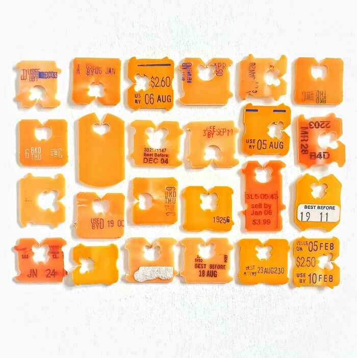 Orange knolls arranged in a grid pattern, showcasing ordered and symmetrical organization for visual satisfaction and order.