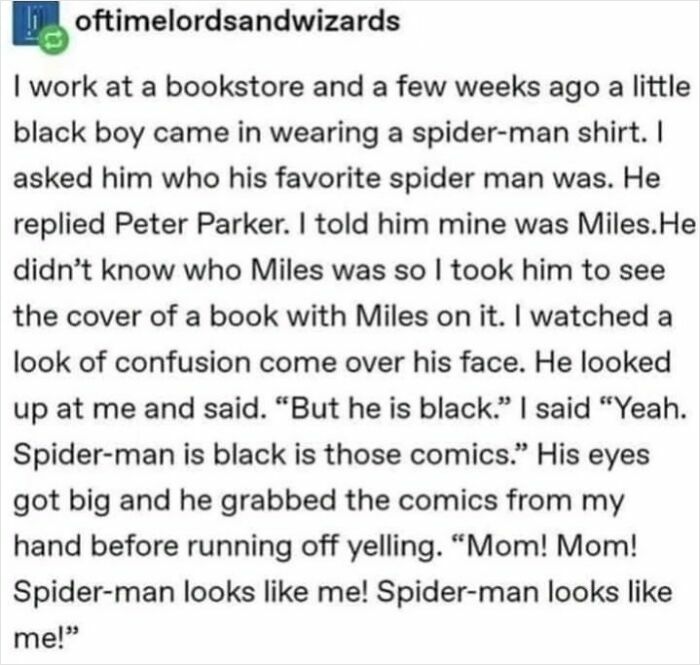 Kind stranger restores faith in humanity by sharing Spider-Man comics that brighten a young boy’s day and boost his confidence.