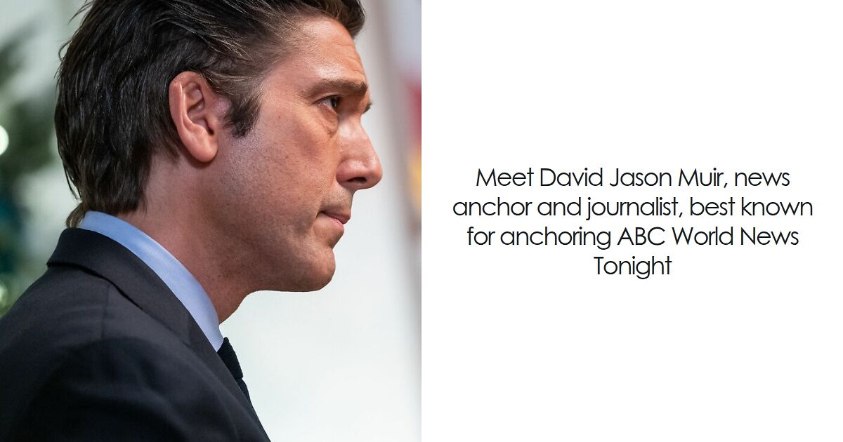 David Muir: Bio And Career Highlights | Bored Panda 