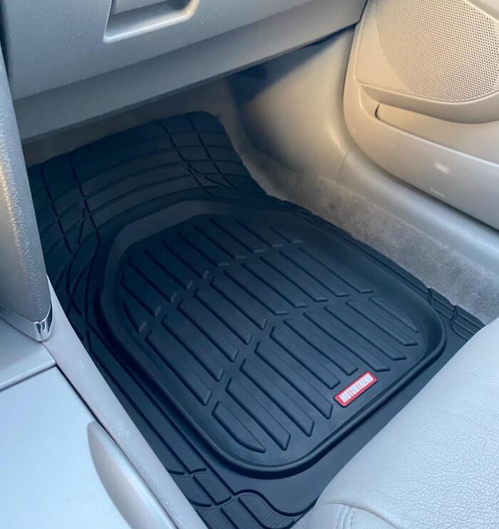  Stop Your Car's Floor From Turning Into A Sad, Soggy Bog Of Winter Slush By Installing Some Deep Dish Heavy Duty Rubber Floor Mats 