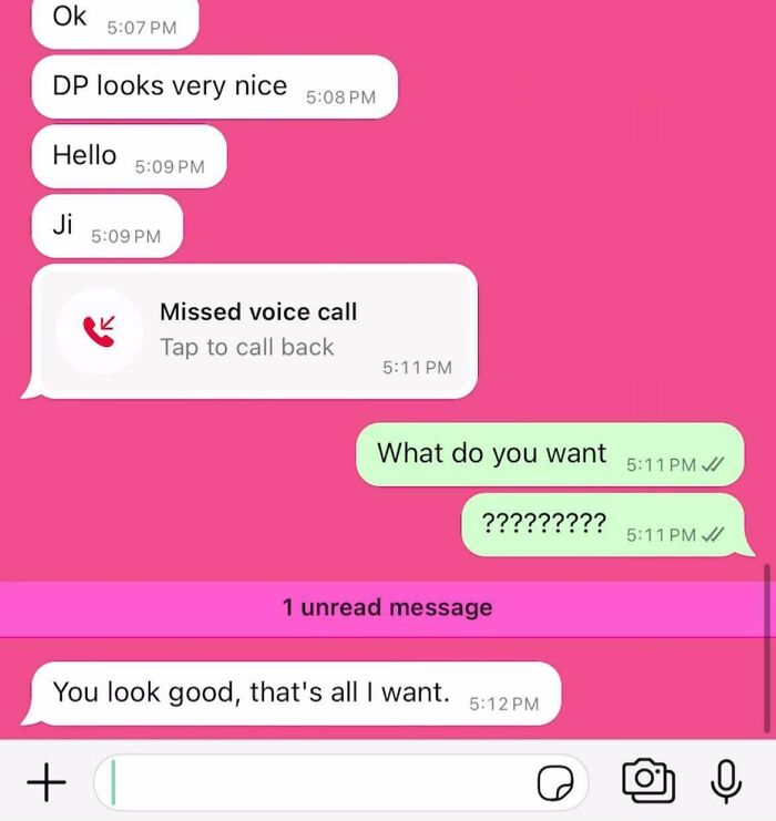 Screenshot of a funny delivery driver message conversation showing humorous and casual text exchanges.