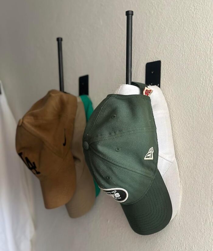 The Structural Integrity Of That Leaning Tower Of Hats On Your Dresser Is No Longer Your Problem With A Wall Mounted Baseball Cap Rack 