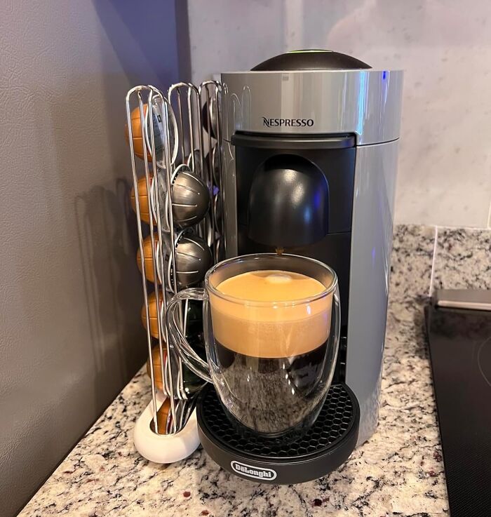  Your Daily Commute To The Local Coffee Shop Can Now Be A Ten-Second Shuffle To The Kitchen With A Nespresso Espresso Maker 