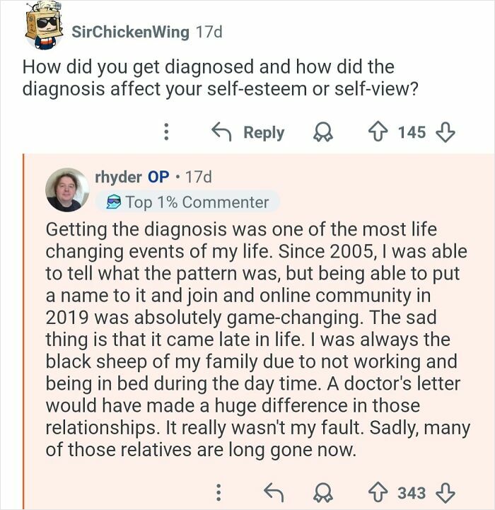 Reddit user discusses life-changing diagnosis and feeling out of sync with the outside world living 26-hour days.