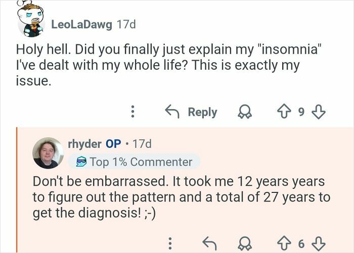 Reddit user discussing living out of sync with the outside world and coping with a 26-hour day pattern.
