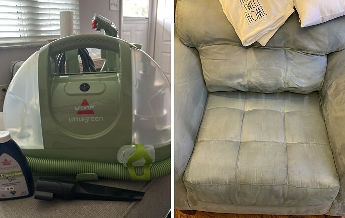 Bissell Little Green carpet cleaner and upholstery with cleaning attachments for Black Friday deals.