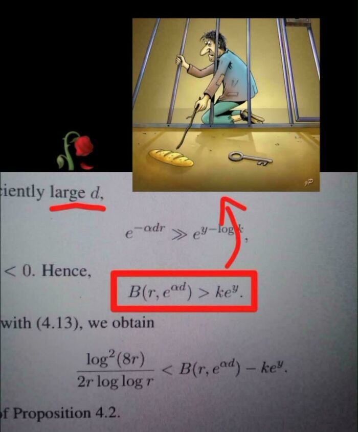 Illustration showing a man reaching for bread behind bars with a key nearby, reminding viewers of other things.