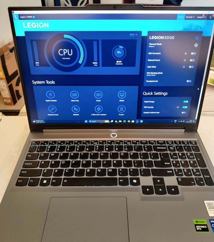 Laptop screen showing system tools and settings, illustrating how people turned their big and small dreams into reality.
