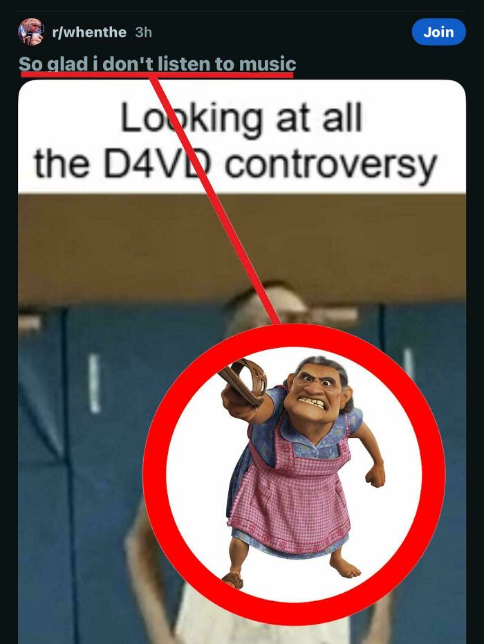 Meme showing a person looking at a controversial situation, with a character reminding people of others.