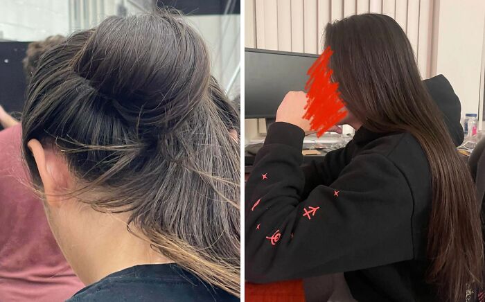 Close-up views of men’s beautiful hair styled neatly and flowing, showcasing fierceflow hair care results.