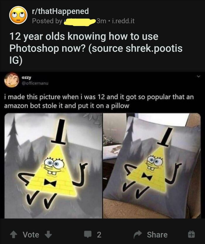 Screenshot from an online group call out post showing people questioning stories with a humorous Photoshop example.