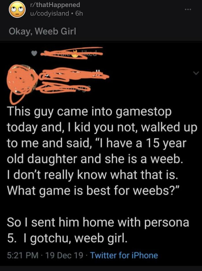 Screenshot of an online group call out post where someone shares a story about dealing with a skeptical customer.