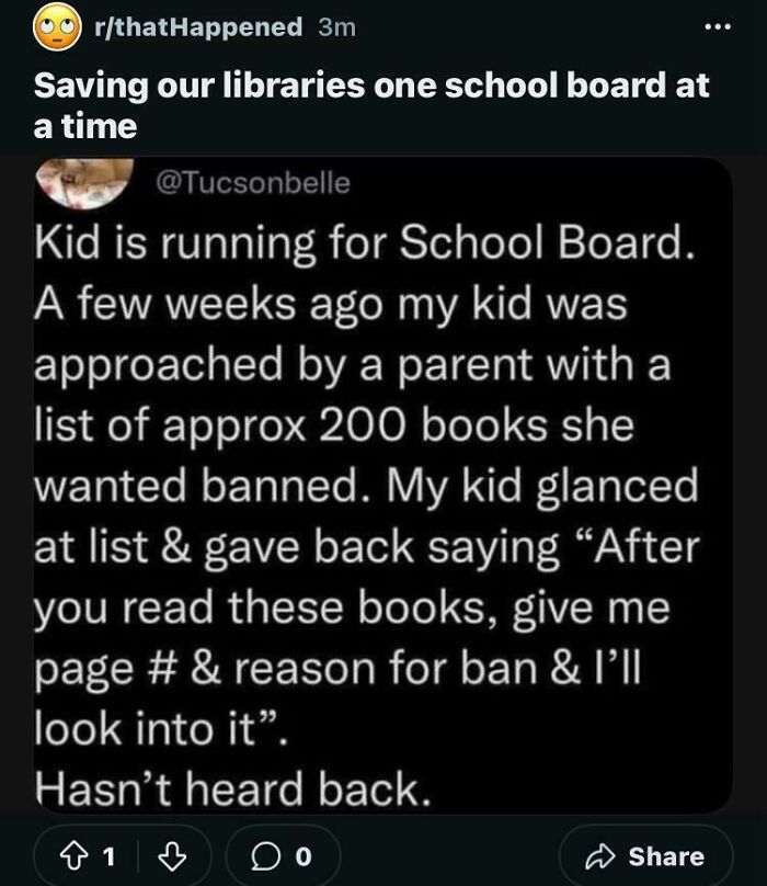 Screenshot of an online group call out post discussing people who question every story and never believe anything.