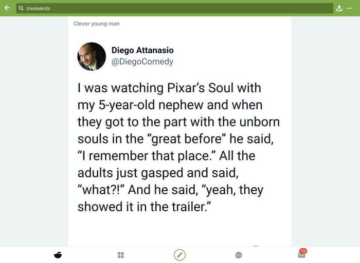 Screenshot of a social media post showing an online group call out people who question every story and never believe.