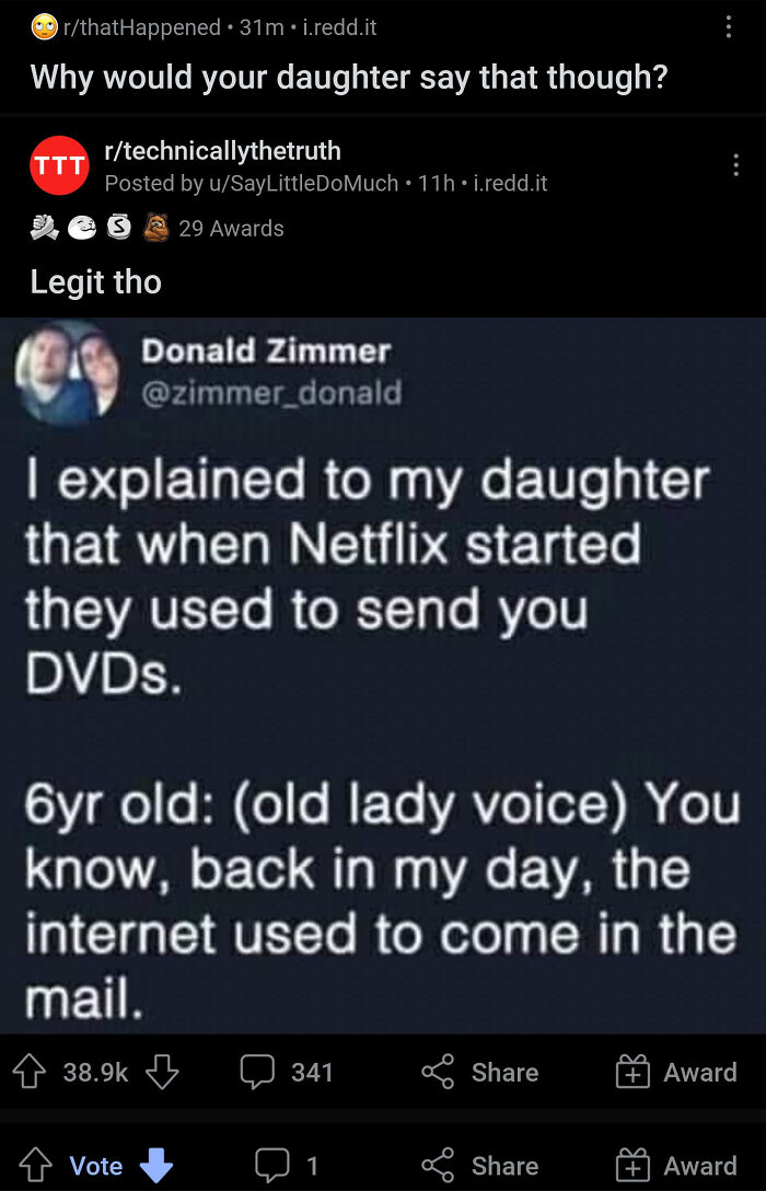 Screenshot of a Reddit post humorously addressing people who question every story and never believe anything.