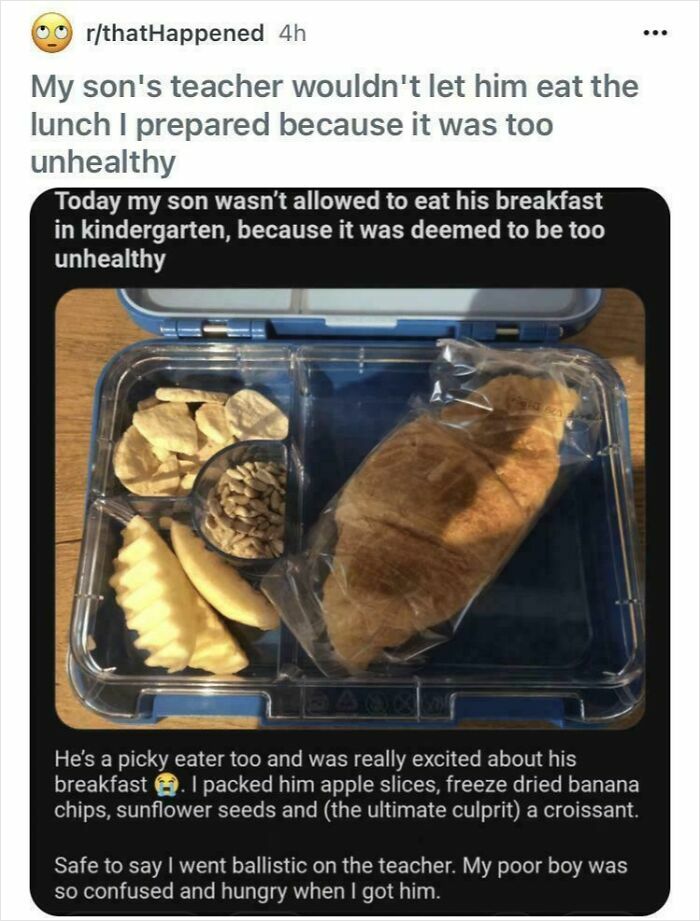 Screenshot of an online group call out targeting people who question every story and never believe anything.