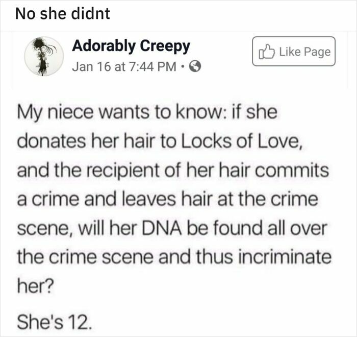 Screenshot of an online group post questioning the logic behind trusting every story and never believing anything.