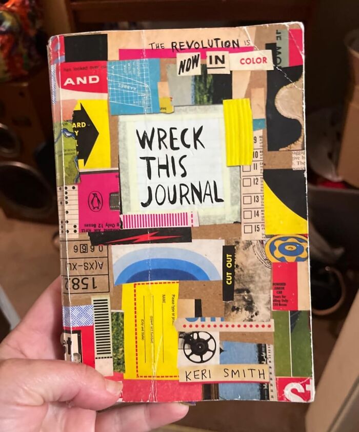 For The Friend Who Treats Their Notebooks Like Precious Museum Artifacts, The Wreck This Journal Is A Welcome Dose Of Chaos