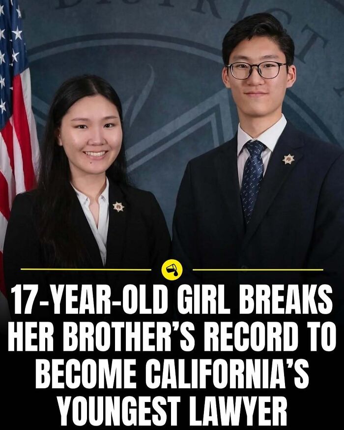 Two young lawyers smiling in suits, depicting inspiring facts that might make you see our world in a different light.