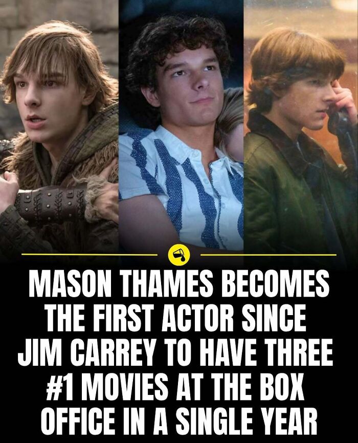 Mason Thames achieves box office success with three number one movies, highlighting spill now impact on entertainment world.