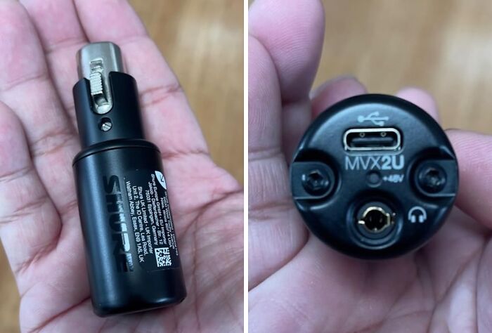 Handheld close-up of a compact tech gadget with USB-C port and audio jack, highlighting Cyber Monday tech deals.