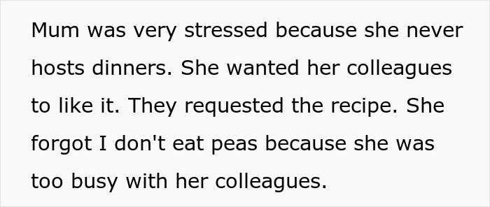 Man anxiously picks at his food during dinner with mom’s boss, worried about ruining the evening and causing stress. Man anxiously picks at his food during dinner with mom’s boss, worried about ruining the evening and causing stress.