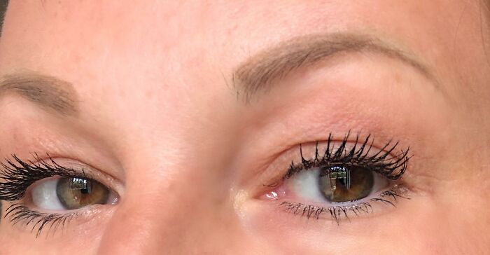 Close-up of eyes with mascara applied, highlighting beauty and makeup focused on holy grail beauty deals.