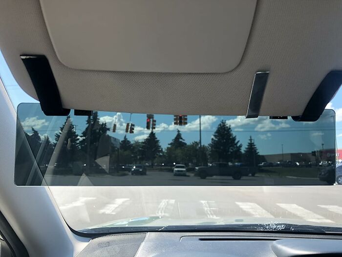 The Daily, Squinty-Eyed Battle You Wage Against The Low Winter Sun Can Be Definitively Won With A Polarized Car Visor Extender 