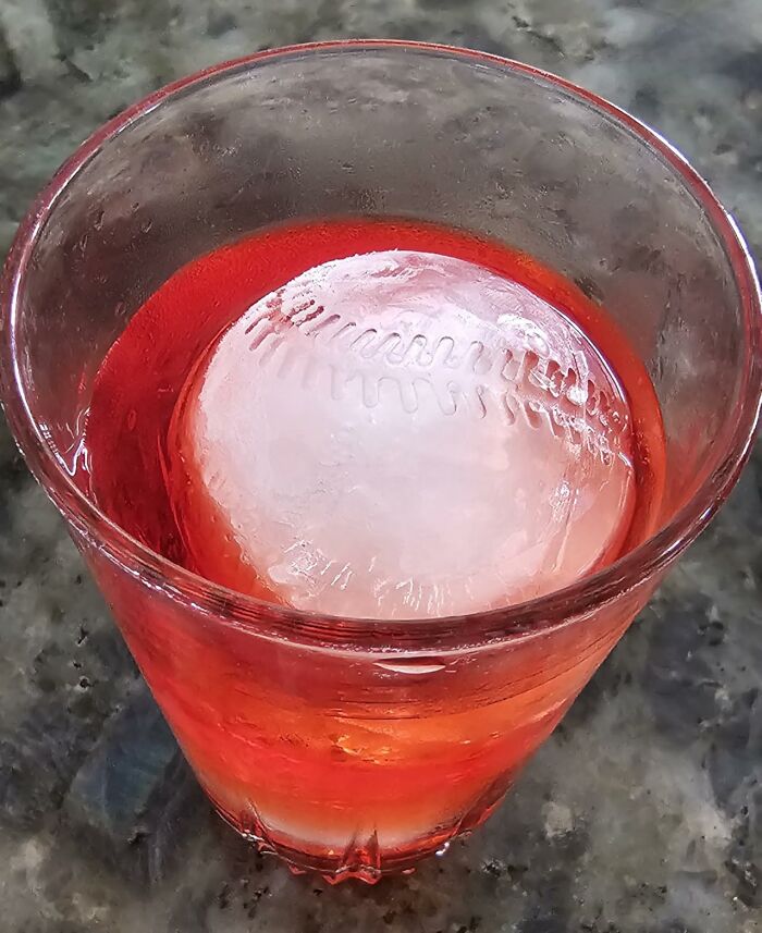 Your Whiskey On The Rocks Just Got Called Up To The Major Leagues By A Baseball Ice Cube Mold 