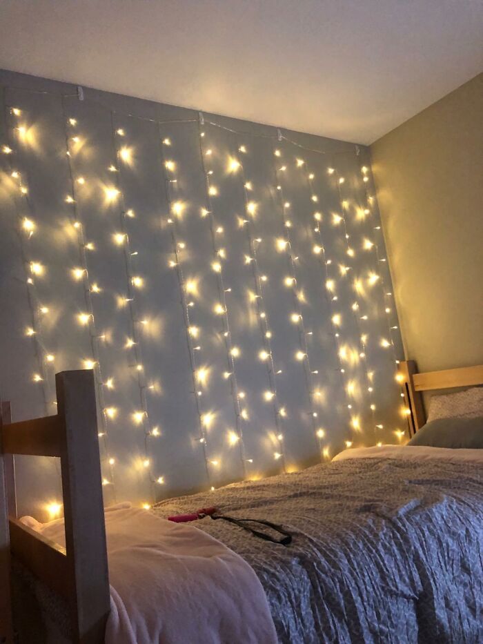 Your Bedroom Is About To Get So Magical You'll Start Expecting A Talking Squirrel To Offer You Life Advice With These Curtain String Lights 