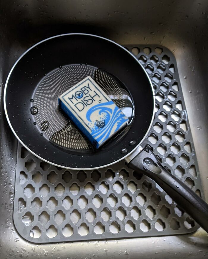 Doing The Dishes Will Feel Slightly More Intellectual, And A Lot Less Like A Chore, With These Clever Book Sponges 